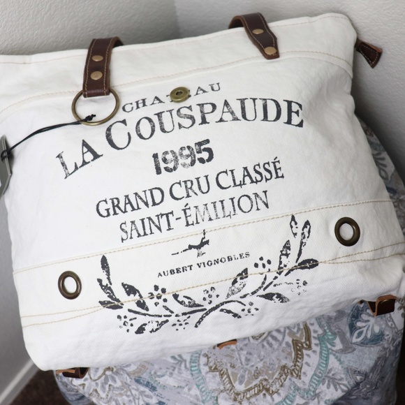 🆕Myra Bag FRENCHY Large Tote Bag Canvas Bag Purse - Picture 7 of 8